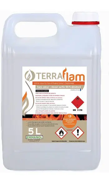 Bio Ethanol TERRAFLAM 4X5L retrait LYON